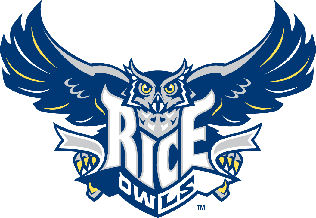 Rice Owls 1997-2009 Primary Logo iron on paper